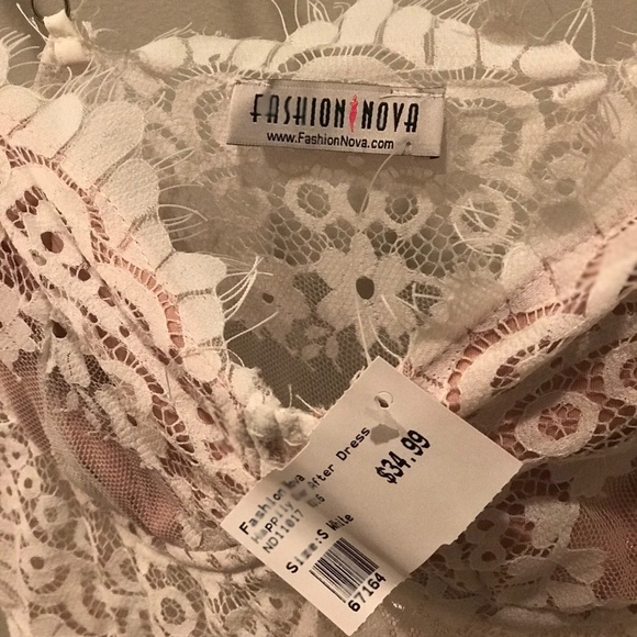 NWT Small White Dress - Fashion Nova - Picture 6 of 6